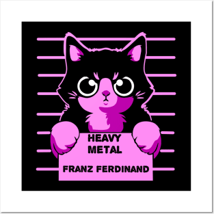Franz Ferdinand cats Posters and Art